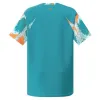 Camiseta Júnior Bidi Badu Melbourne V-Neck Petroleo Laranja