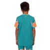 Camiseta Júnior Bidi Badu Melbourne V-Neck Petroleo Laranja