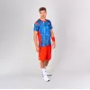 Camiseta Bidi Badu Padel Themba Azul Vermelho