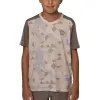 Camiseta Bidi Badu Paris Bege Marrom Júnior
