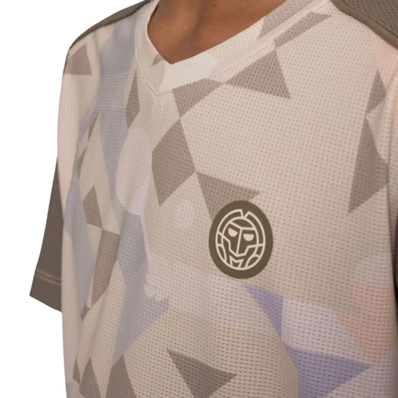 Camiseta Bidi Badu Paris Bege Marrom Júnior
