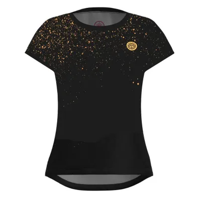 Bidi Badu Paris Capsleeve Black Gold Women's T-Shirt