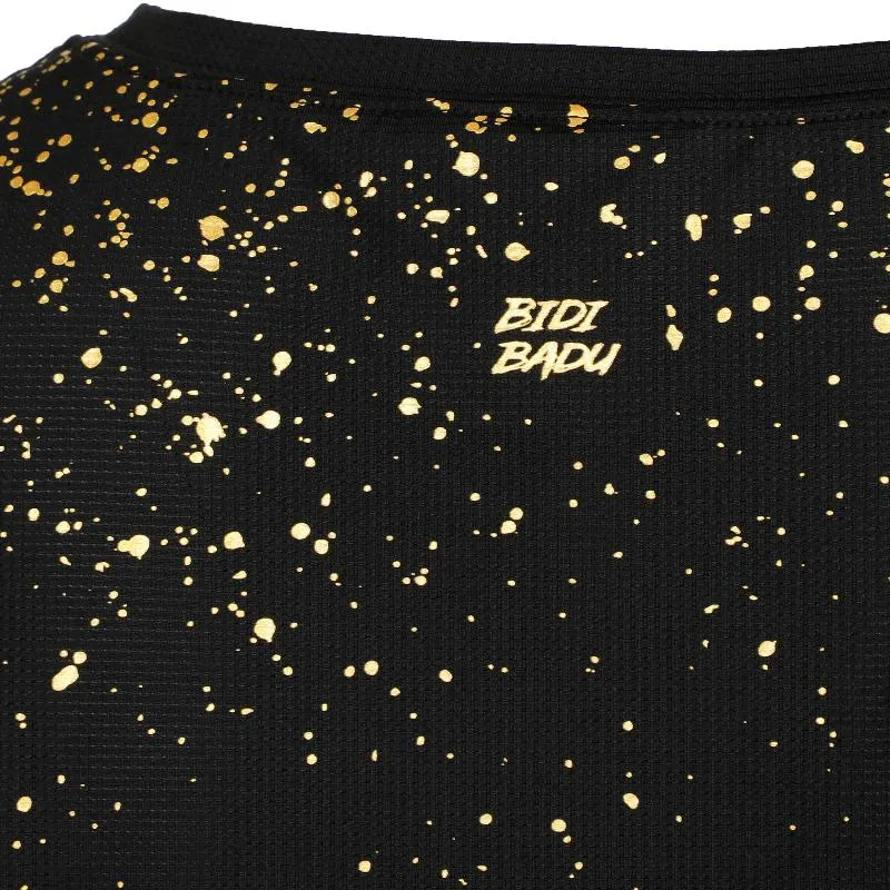 Bidi Badu Paris Capsleeve Black Gold Camiseta Feminina