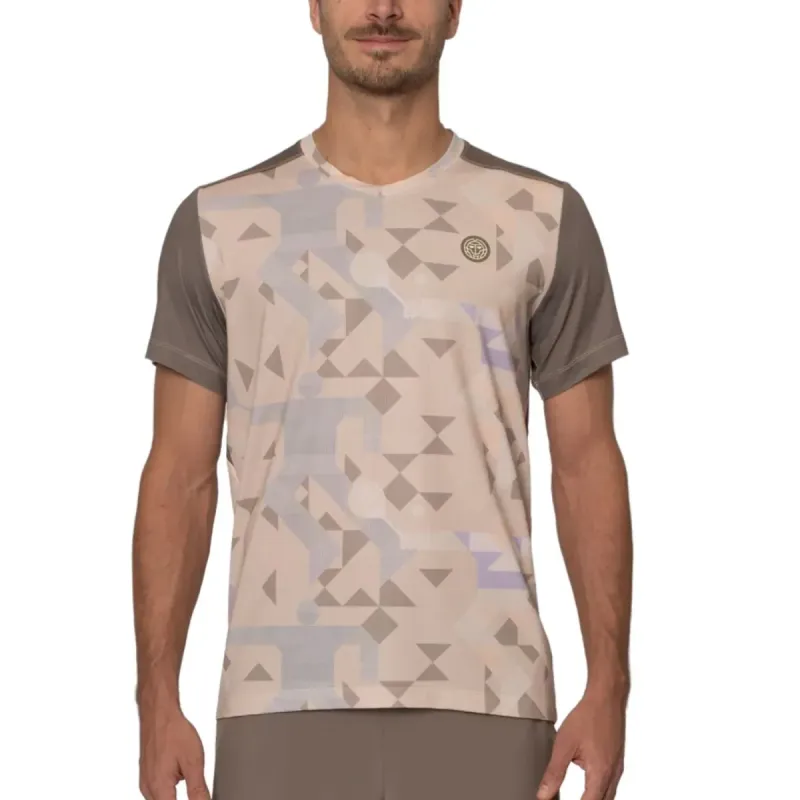 Bidi Badu Paris Camiseta V-Neck Bege Marrom