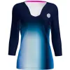 Camiseta Feminina Bidi Badu Spectrum V-Neck Aqua Azul Escuro
