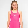 Camiseta Bidi Badu Tirantes Tripulação Rosa Junior