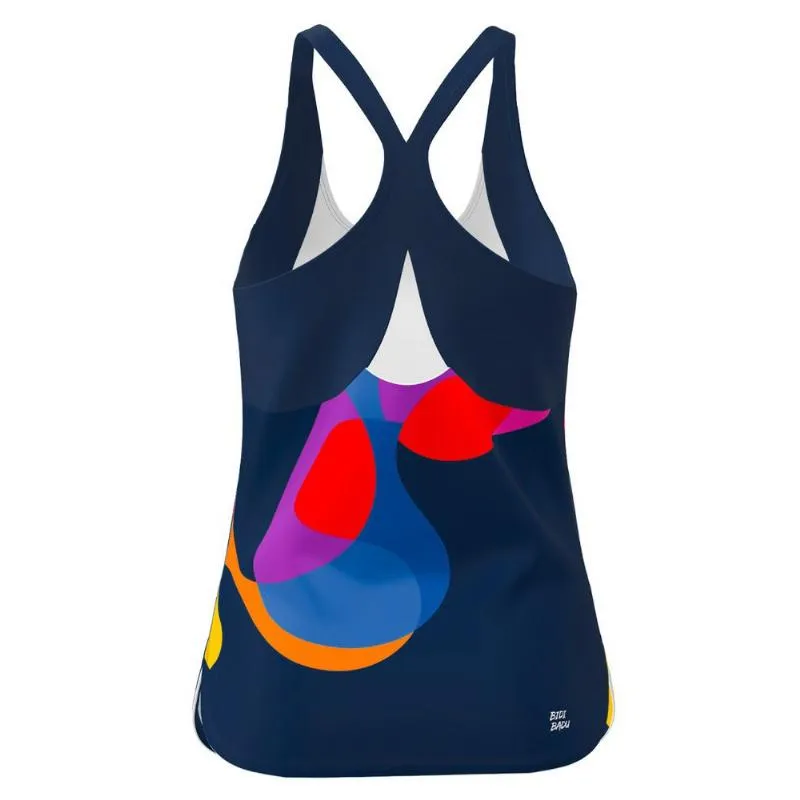 Camiseta Júnior Bidi Badu Twiggy Tank Dark Blue Mix