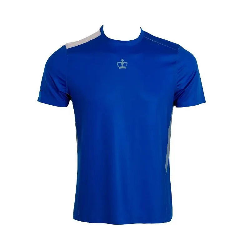 T-shirt noir couronne bleu rock