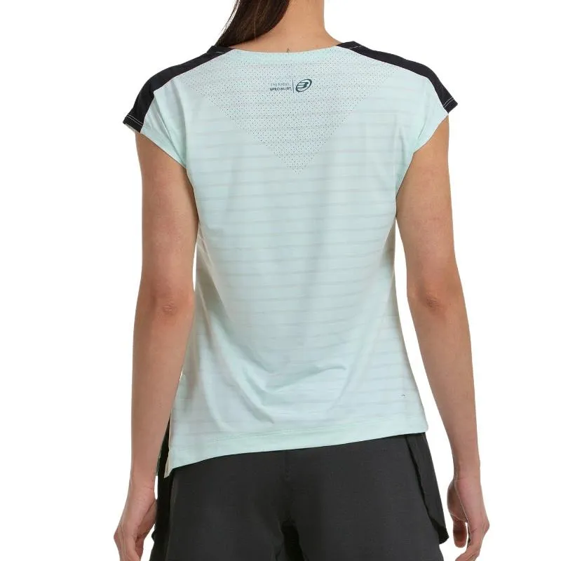 Camiseta Bullpadel Adoros Verde Agua Bicolor