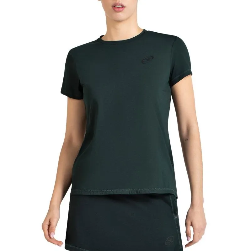 Camiseta Bullpadel Andra Verde Oscuro Mujer