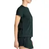 Camiseta Bullpadel Andra Verde Oscuro Mujer