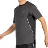 Camiseta preta bicolor Bullpadel Becerre