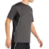 Camiseta preta bicolor Bullpadel Becerre