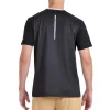 Camiseta preta Bullpadel Castil