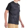 Camiseta preta Bullpadel Castil