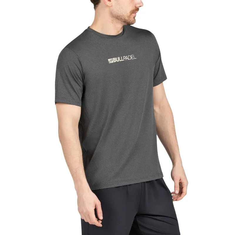 Camiseta Preta Vigore da Bullpadel Coledil