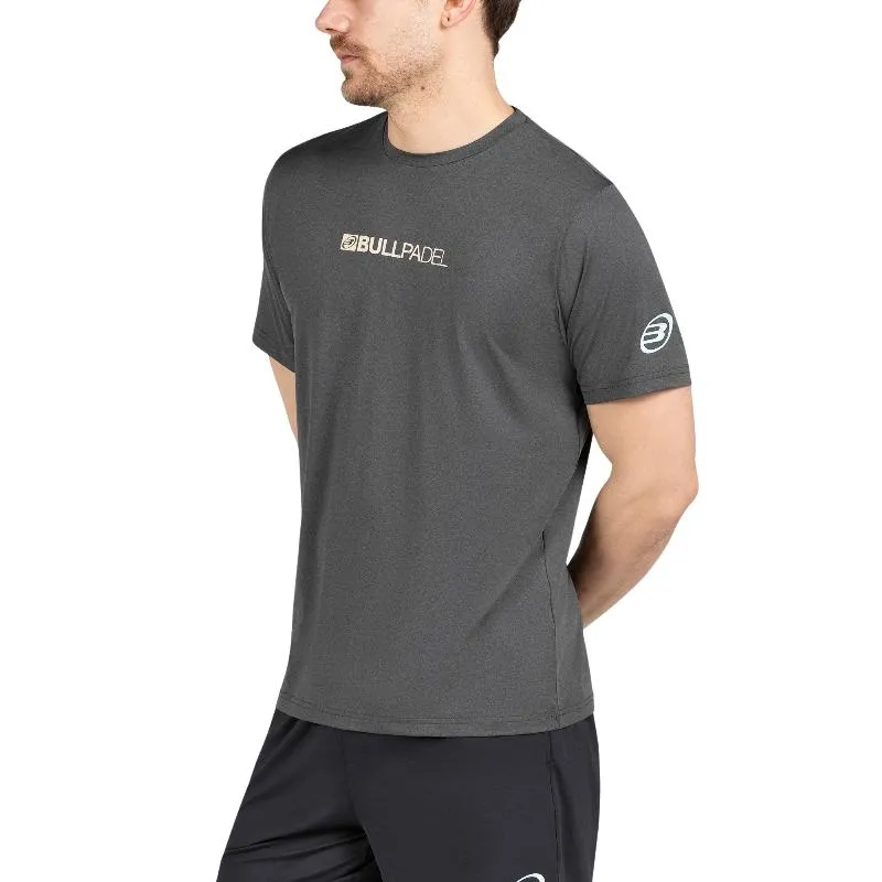 Camiseta Preta Vigore da Bullpadel Coledil