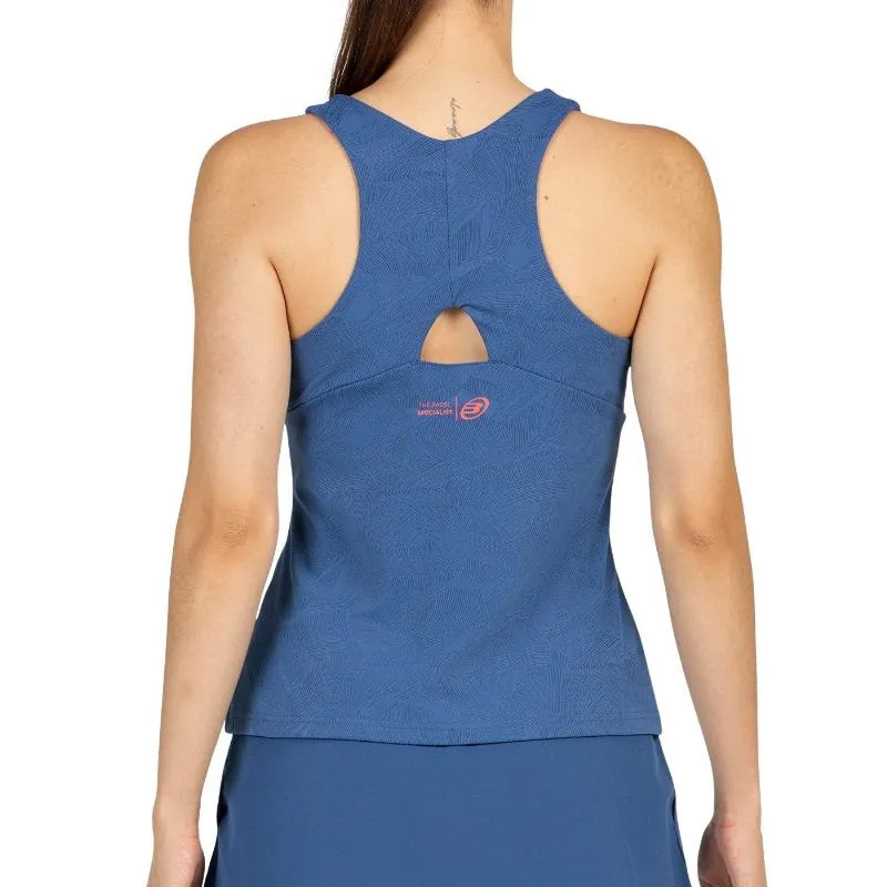 Camiseta Bullpadel Cortega Azul Sombra