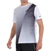 Camiseta branca Bullpadel Cumbre