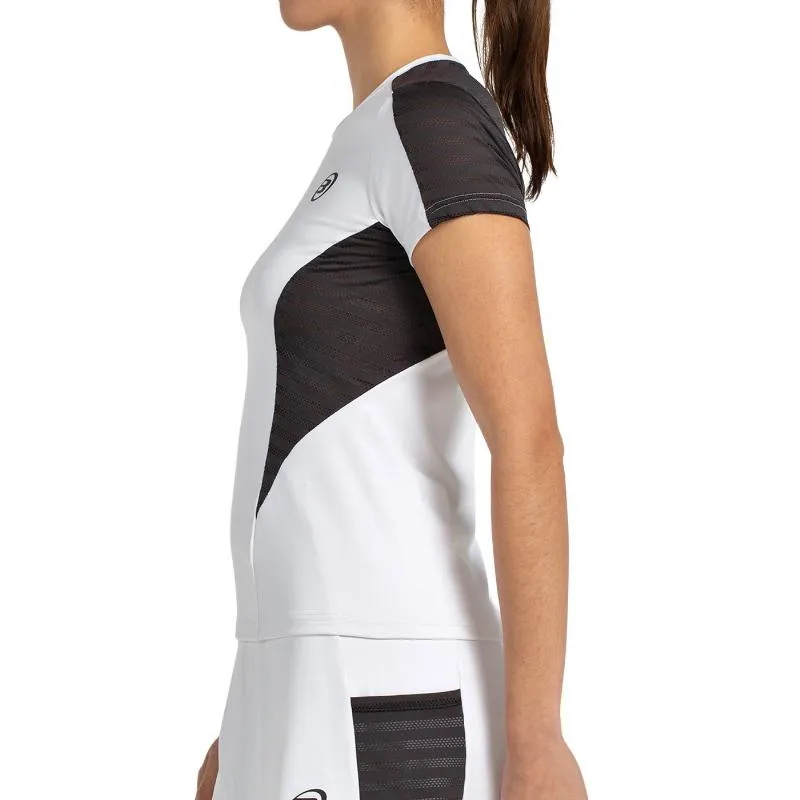 Camiseta branca Bullpadel Delfi Brea Dumia