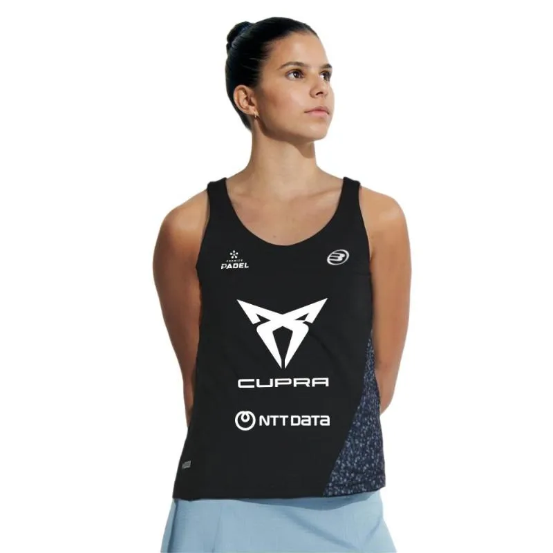 Bullpadel Delfi Brea Premier Padel Brete T-Shirt Preto