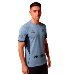 Camiseta Bullpadel Di Nenno Mensa 26I Azul Acero Vigor