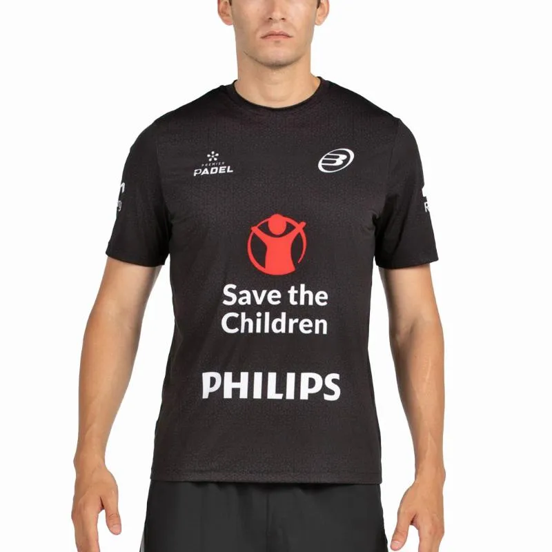 Camiseta Bullpadel Di Nenno Mofero Premier Padel Preta