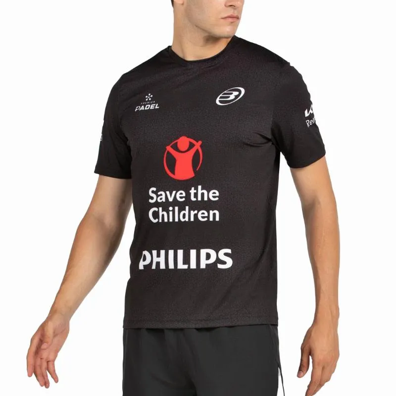 Camiseta Bullpadel Di Nenno Mofero Premier Padel Preta