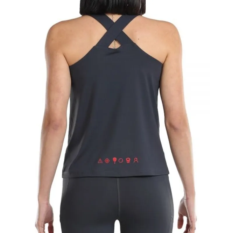 Camiseta Bullpadel Dilos Gris Mujer