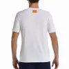 Camiseta branca Bullpadel FEP Fang