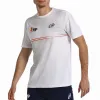 Camiseta branca Bullpadel FEP Fang