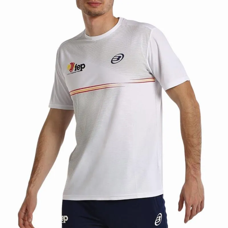 Camiseta branca Bullpadel FEP Fang