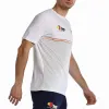 Camiseta branca Bullpadel FEP Fang