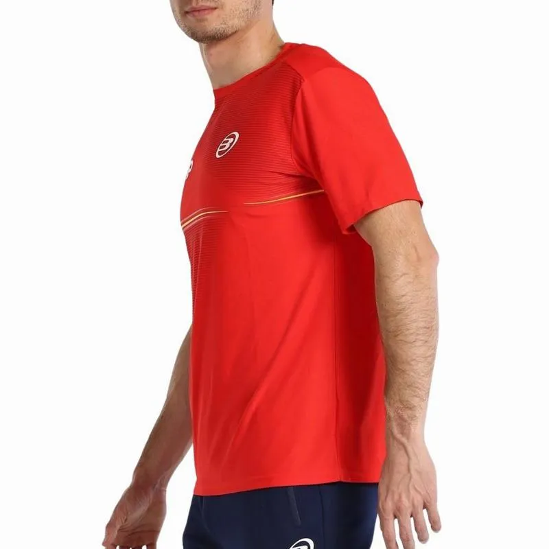 Camiseta Vermelha Bullpadel FEP Fang