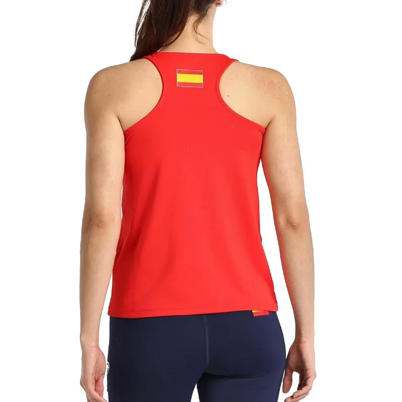 Camiseta Bullpadel FEP Funi Rojo