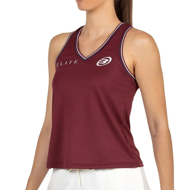 Camiseta Bullpadel Gemma Triay 25I Vinho Borgonha