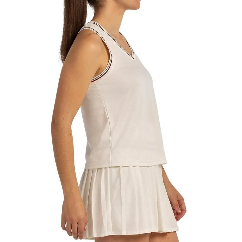 Camiseta Bullpadel Gemma Triay Aza Ecru