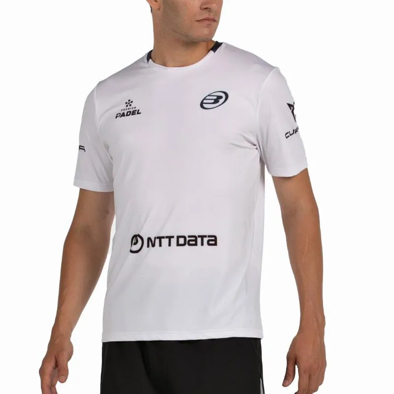 Camiseta Bullpadel Juan Tello Premier Padel Lili Branca