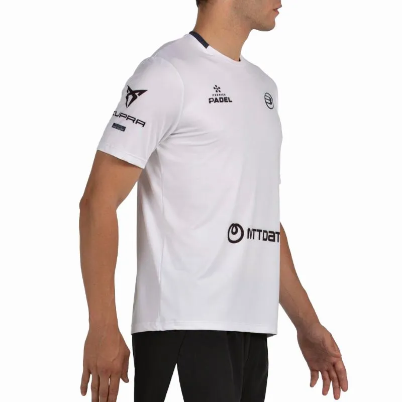 Camiseta Bullpadel Juan Tello Premier Padel Lili Branca