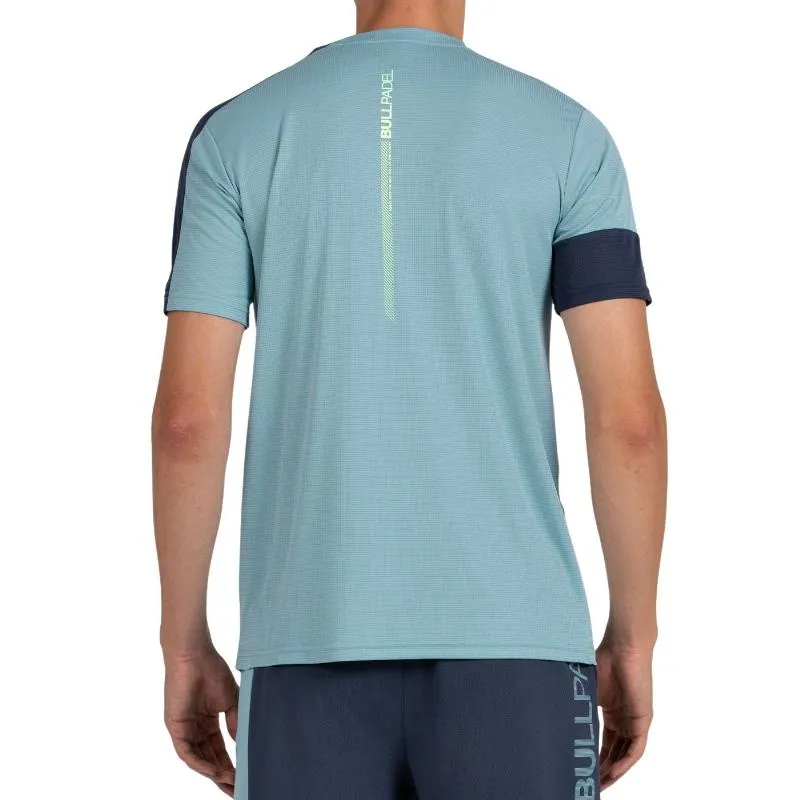 Camiseta Bullpadel Leido Verde Azulado