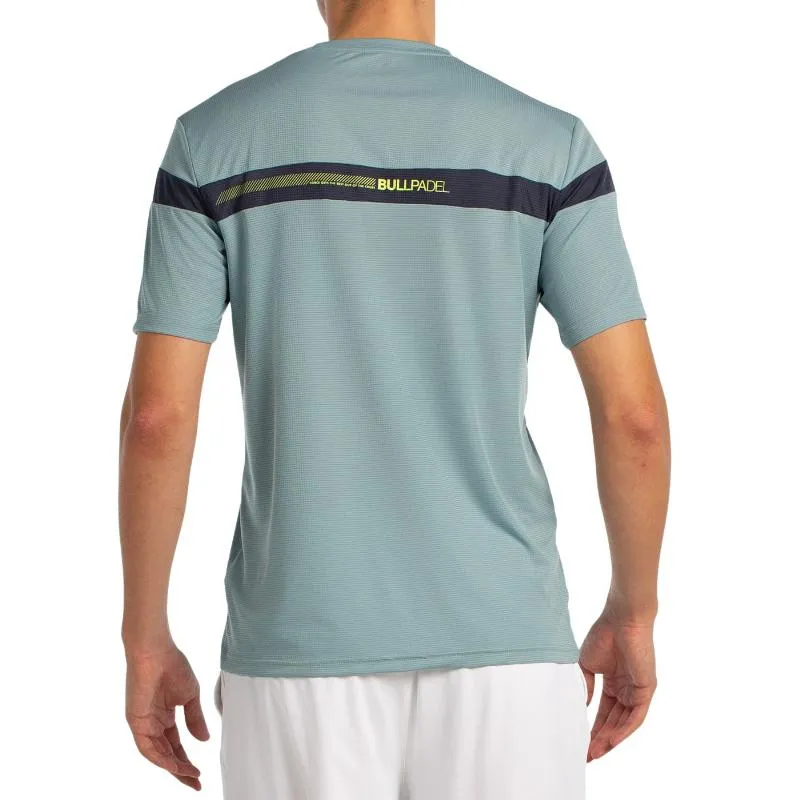 Camiseta Bullpadel Lyn Verde Azulado