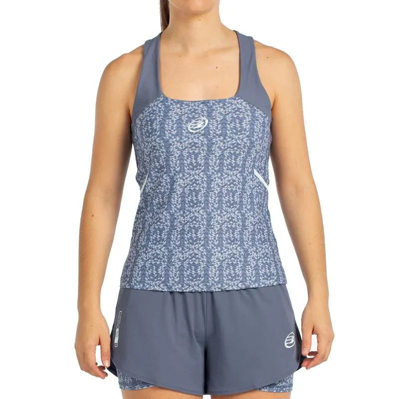 Camiseta Bullpadel Oilos Azul Lavado