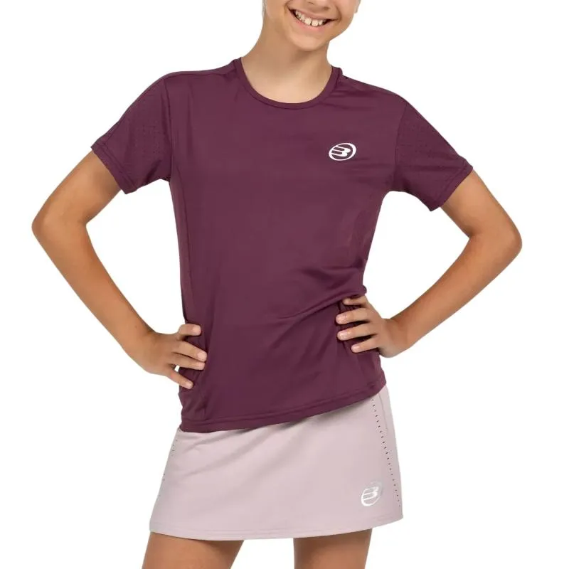Maglietta Bullpadel Omur Plum Junior