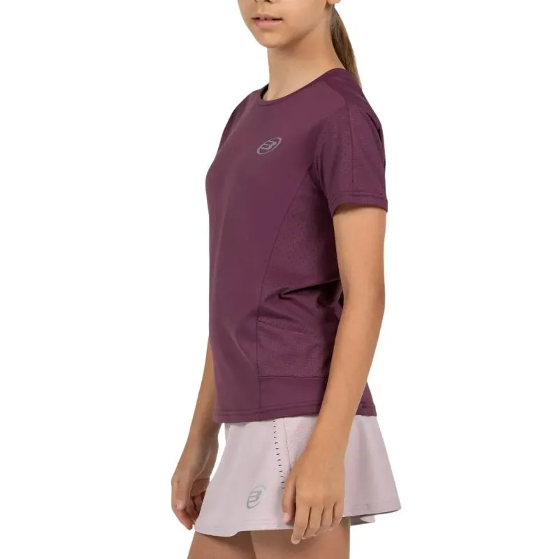 Maglietta Bullpadel Omur Plum Junior