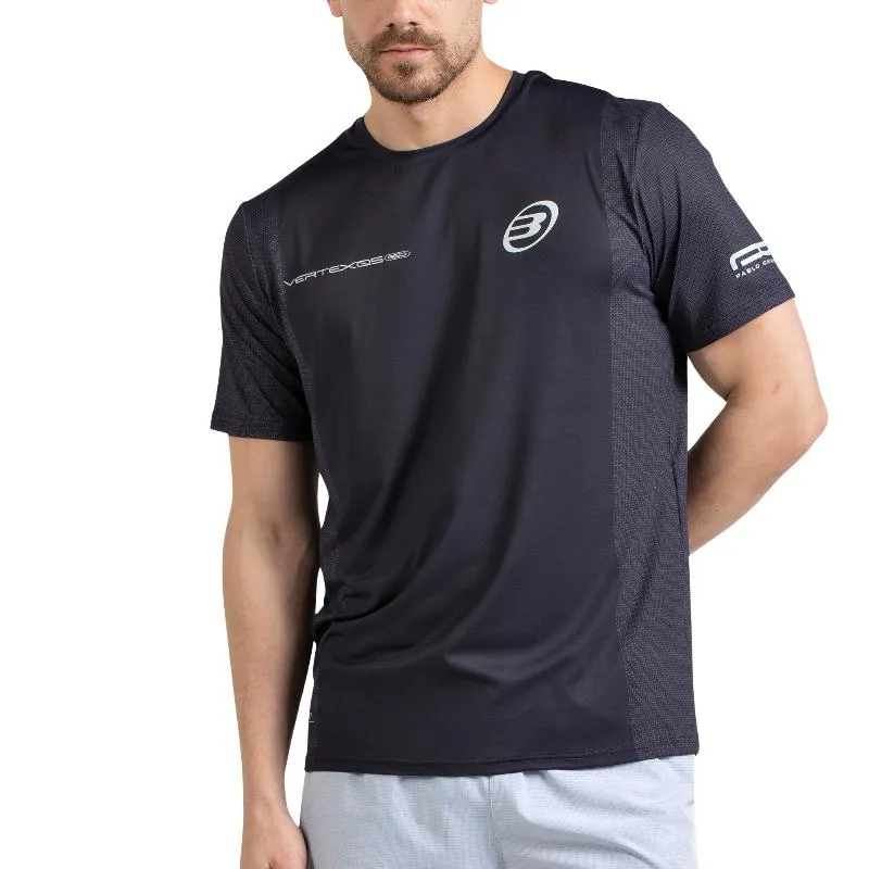 Bullpadel Pablo Cardona 26I Black T-Shirt