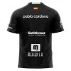 Camiseta preta Bullpadel Pablo Cardona Montse