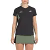 Camiseta Preta Bullpadel Premier Padel Pampan