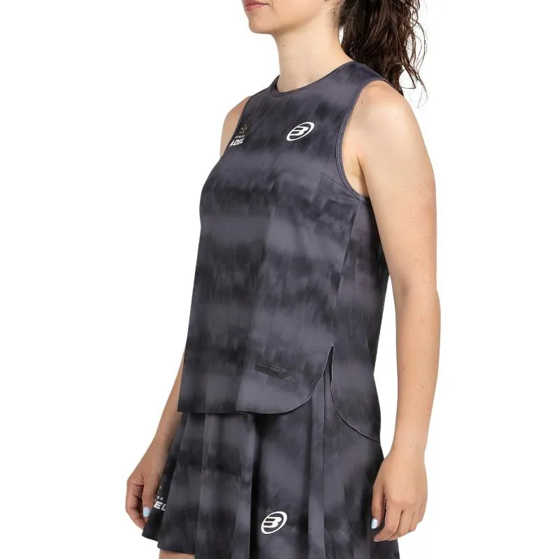 Camiseta Preta Bullpadel Premier Padel Parnav