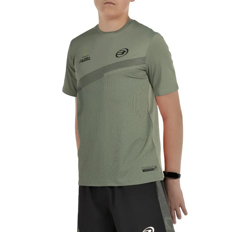 Camiseta Bullpadel Premier Padel Ducks Kaki Junior