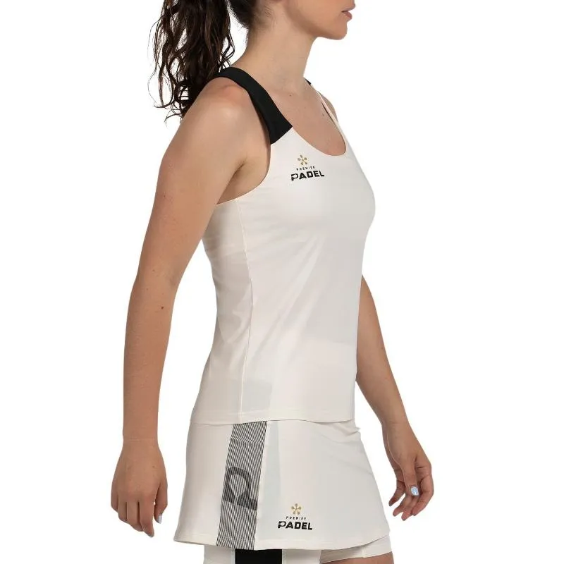 Camiseta Bullpadel Premier Padel Pirac Ecru